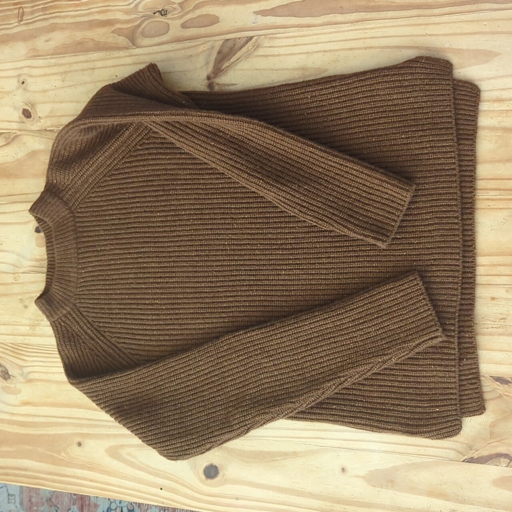 Frank and Oak wool  blend knit ribbed sweater size S